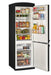 Unique Refrigerator-Freezer Unique UGP-340L MB AC | 340Litre Matte Black Bottom Mount Refrigerator
