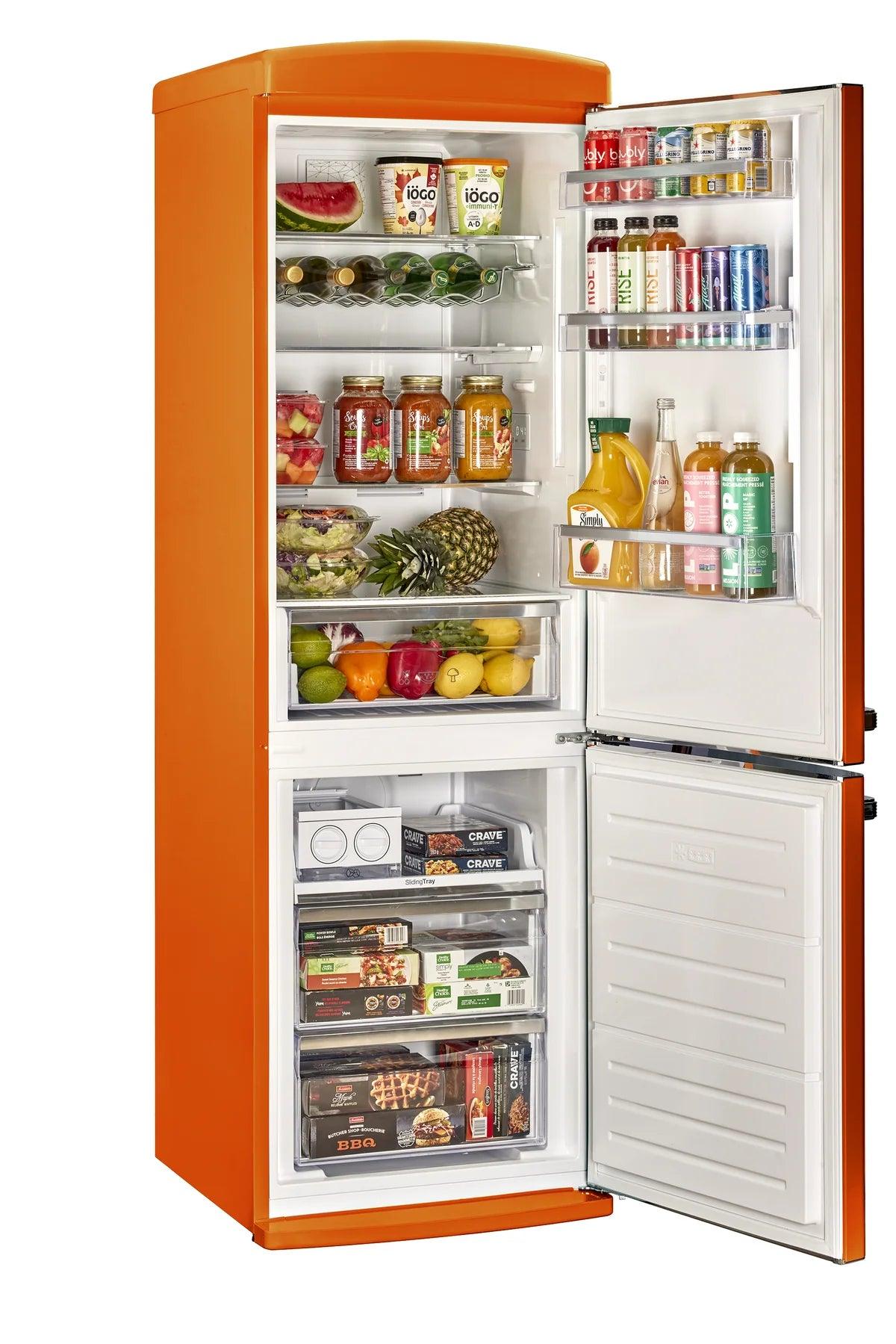 Unique Refrigerator-Freezer Unique UGP-340L O AC | 340 Liter Orange Bottom Mount Refrigerator