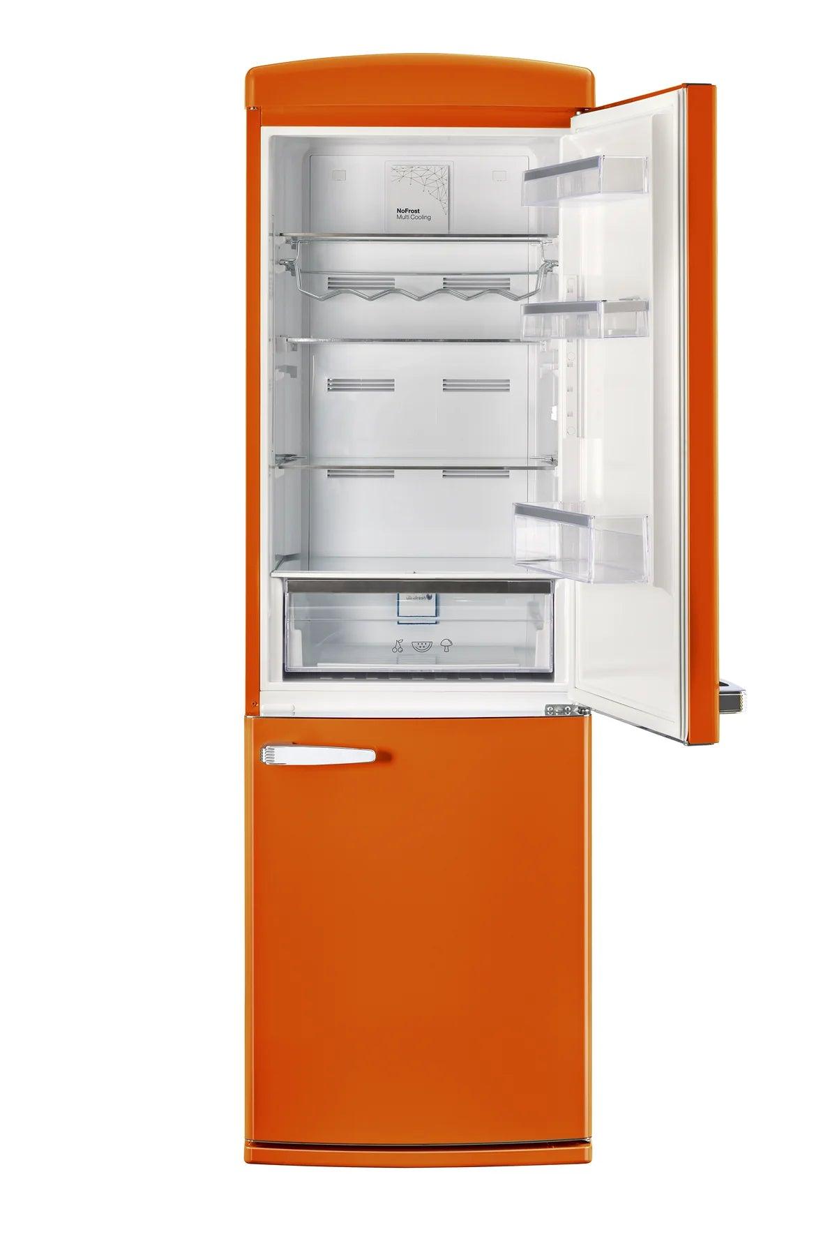 Unique Refrigerator-Freezer Unique UGP-340L O AC | 340 Liter Orange Bottom Mount Refrigerator