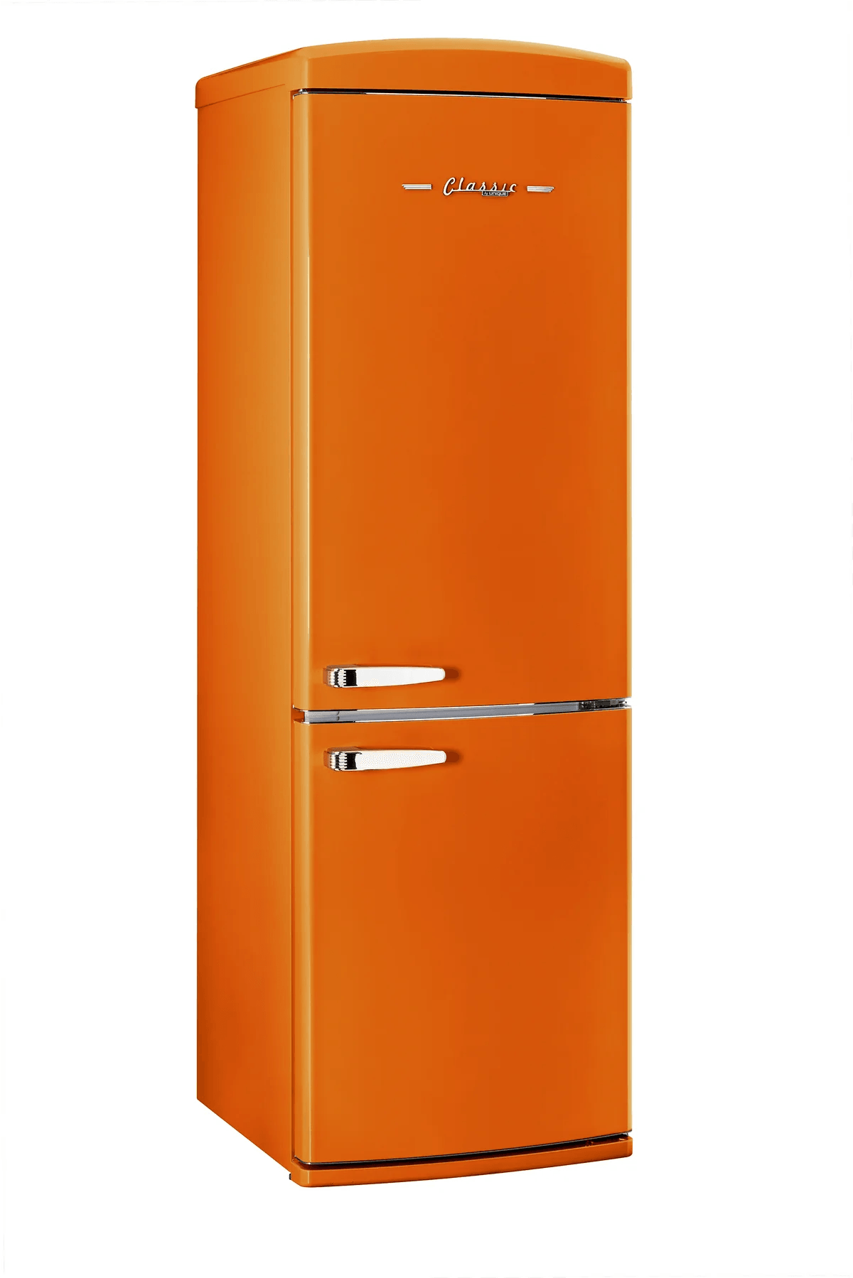 Unique Refrigerator-Freezer Unique UGP-340L O AC | 340 Liter Orange Bottom Mount Refrigerator