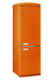 Unique Refrigerator-Freezer Unique UGP-340L O AC | 340 Liter Orange Bottom Mount Refrigerator