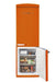 Unique Refrigerator-Freezer Unique UGP-340L O AC | 340 Liter Orange Bottom Mount Refrigerator