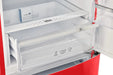 Unique Refrigerator-Freezer Unique UGP-340L R AC | 340Litre Marshmallow Red Bottom Mount Refrigerator