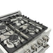 Unique Propane Range /Stove Unique UGP-R24OTHLPSS | 24" Waist High Broiler Propane Range in Stainless Steel