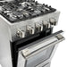 Unique Propane Range /Stove Unique UGP-R24OTHLPSS | 24" Waist High Broiler Propane Range in Stainless Steel