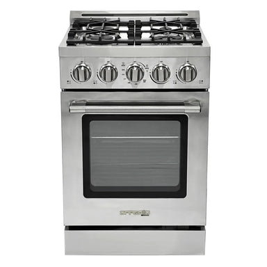 Unique Propane Range /Stove Unique UGP-R24OTHLPSS | 24" Waist High Broiler Propane Range in Stainless Steel
