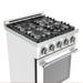 Unique Propane Range /Stove Unique UGP-R24OTHLPW | 24" Waist High Broiler Propane Range in White