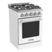 Unique Propane Range /Stove Unique UGP-R24OTHLPW | 24" Waist High Broiler Propane Range in White