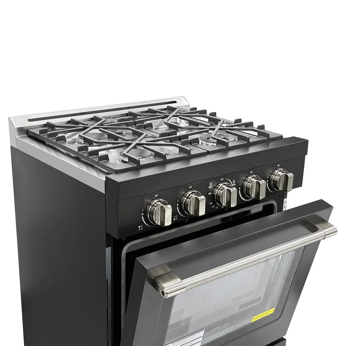 Unique Propane Range /Stove Unique UGP-R30OTHLPB | Classic Retro 30” Propane Gas Range in Black