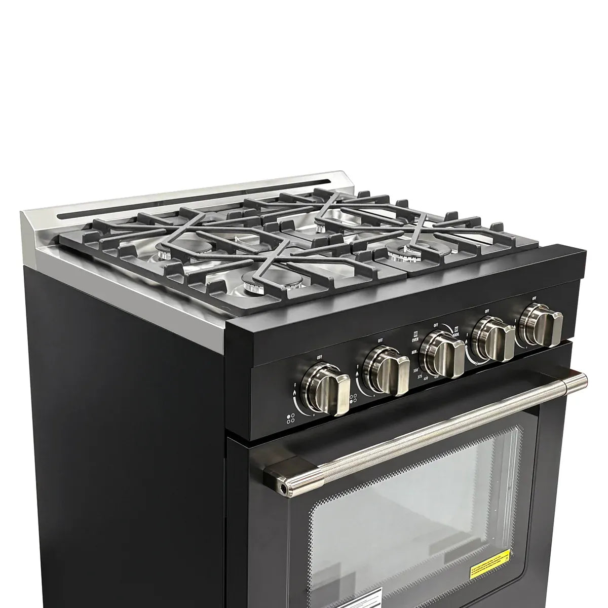 Unique Propane Range /Stove Unique UGP-R30OTHLPB | Classic Retro 30” Propane Gas Range in Black