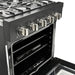 Unique Propane Range /Stove Unique UGP-R30OTHLPB | Classic Retro 30” Propane Gas Range in Black