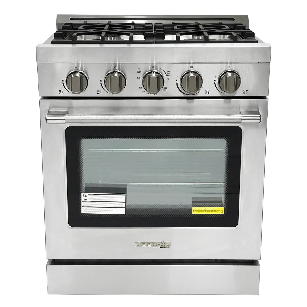 Unique Propane Range /Stove Unique UGP-R30OTHLPSS | Classic Retro 30” Propane Gas Range