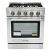 Unique Propane Range /Stove Unique UGP-R30OTHLPSS | Classic Retro 30” Propane Gas Range