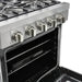 Unique Propane Range /Stove Unique UGP-R30OTHLPSS | Classic Retro 30” Propane Gas Range