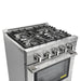 Unique Propane Range /Stove Unique UGP-R30OTHLPSS | Classic Retro 30” Propane Gas Range