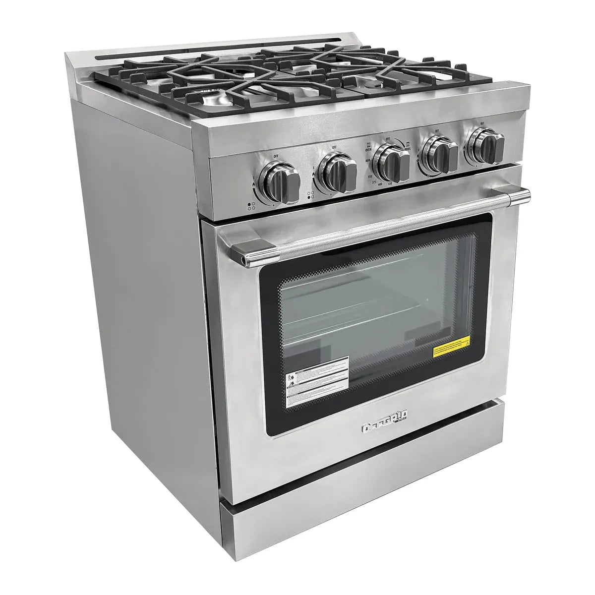 Unique Propane Range /Stove Unique UGP-R30OTHLPSS | Classic Retro 30” Propane Gas Range