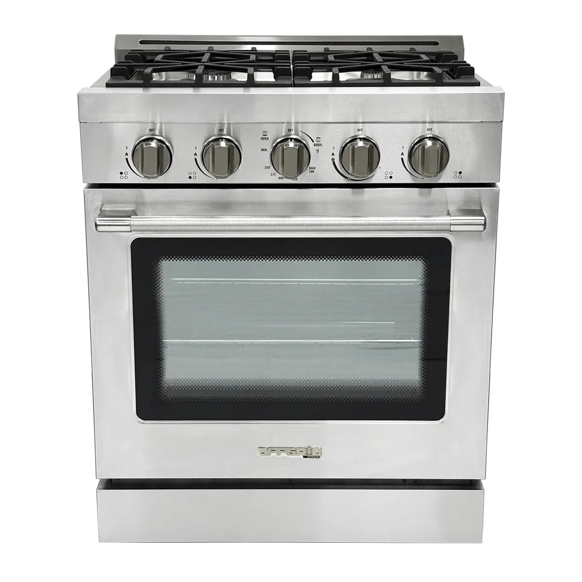 Unique Propane Range /Stove Unique UGP-R30OTHLPSS | Classic Retro 30” Propane Gas Range