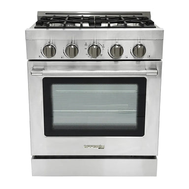 Unique Propane Range /Stove Unique UGP-R30OTHLPSS | Classic Retro 30” Propane Gas Range