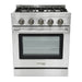 Unique Propane Range /Stove Unique UGP-R30OTHLPSS | Classic Retro 30” Propane Gas Range