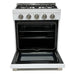 Unique Propane Range /Stove Unique UGP-R30OTHLPW | Classic Retro 30” Propane Gas Range in White