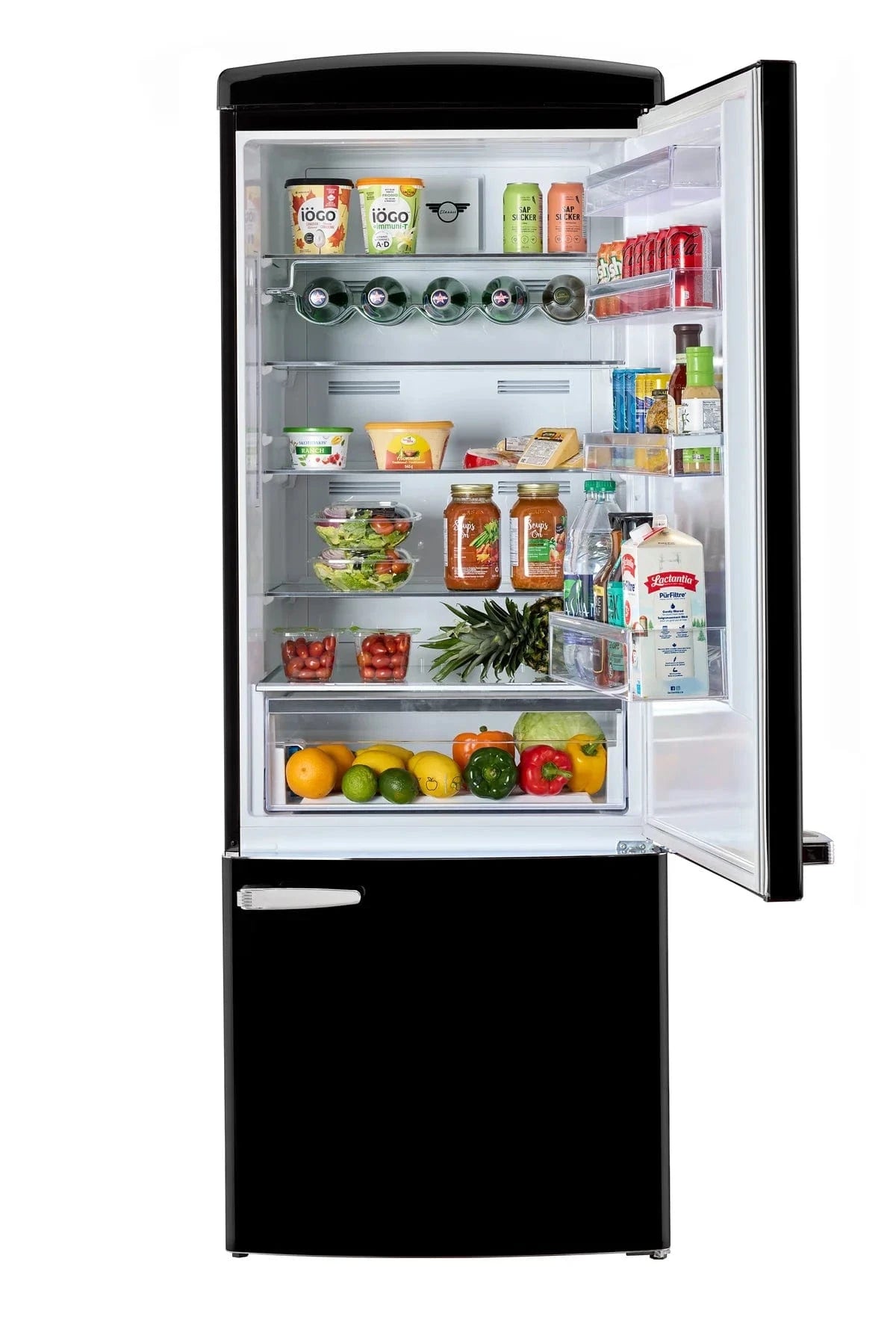 Unique Refrigerator-Freezer Unique UNQ-455L B AC | 455L Midnight Black Bottom Mount Refrigerator
