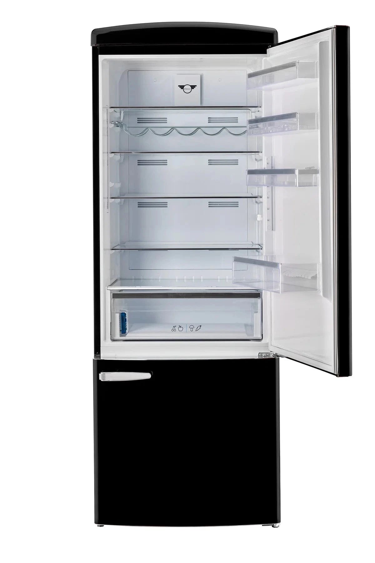 Unique Refrigerator-Freezer Unique UNQ-455L B AC | 455L Midnight Black Bottom Mount Refrigerator