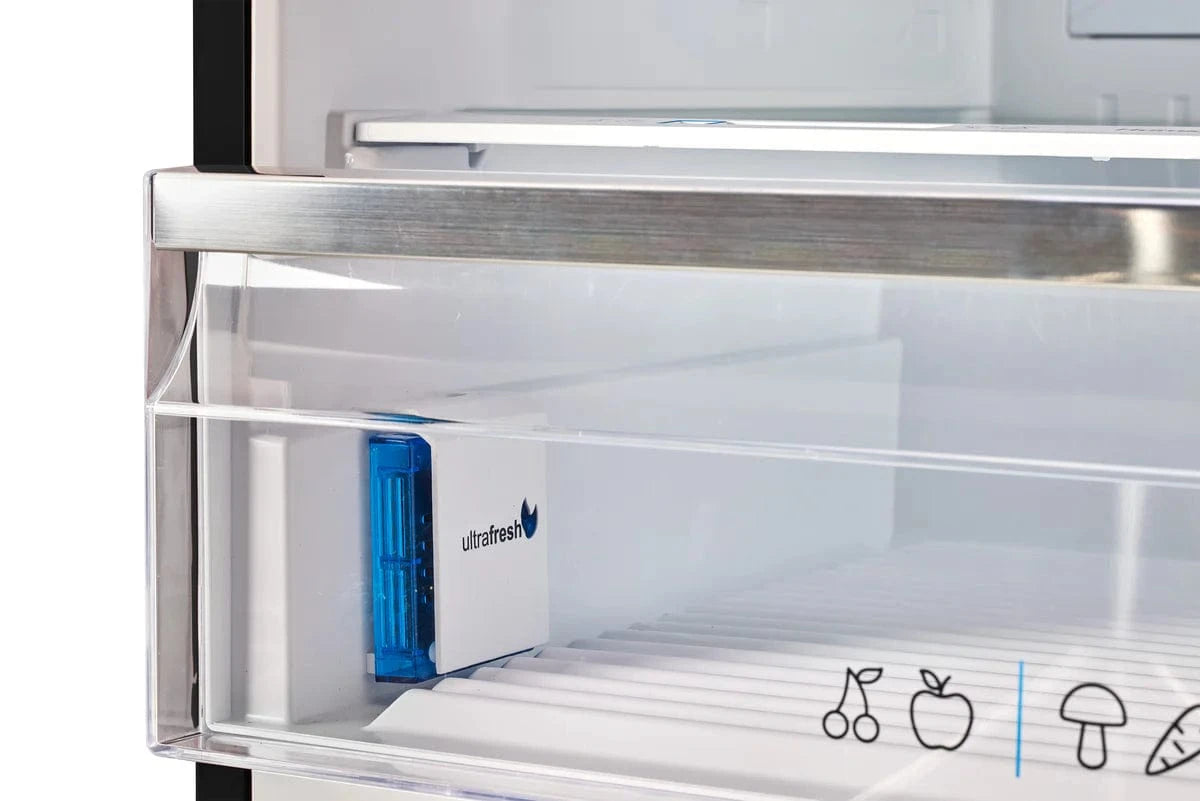 Unique Refrigerator-Freezer Unique UNQ-455L B AC | 455L Midnight Black Bottom Mount Refrigerator