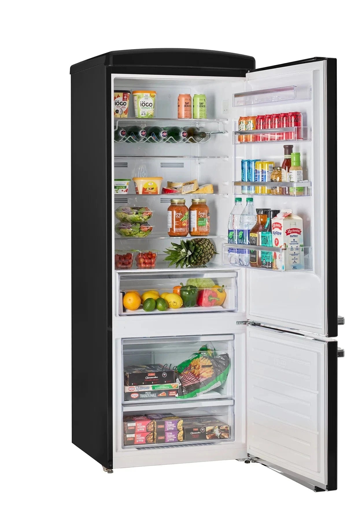 Unique Refrigerator-Freezer Unique UNQ-455L B AC | 455L Midnight Black Bottom Mount Refrigerator