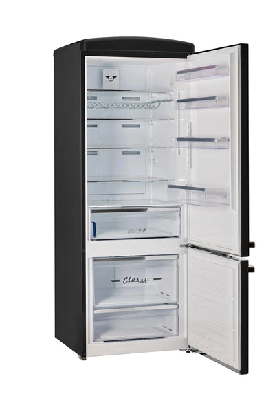 Unique Refrigerator-Freezer Unique UNQ-455L B AC | 455L Midnight Black Bottom Mount Refrigerator