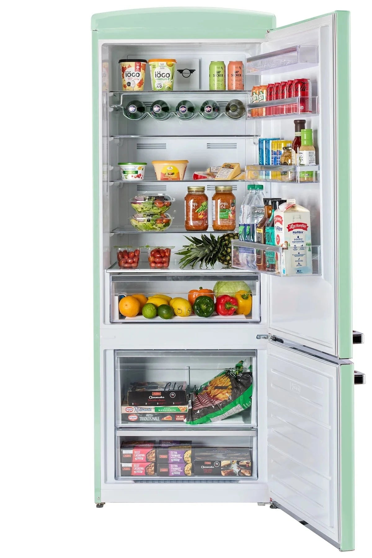 Unique Refrigerator-Freezer Unique UNQ-455L LG AC | 455L Summer Mint Green Bottom Mount Refrigerator