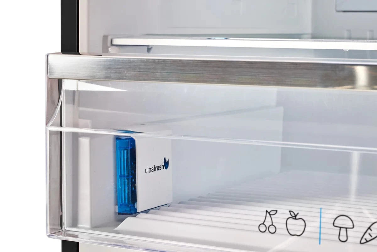 Unique Refrigerator-Freezer Unique UNQ-455L MB AC | 455L Matte Black Bottom Mount Refrigerator