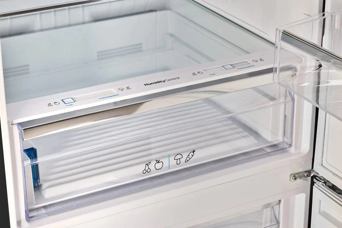 Unique Refrigerator-Freezer Unique UNQ-455L MB AC | 455L Matte Black Bottom Mount Refrigerator