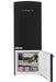 Unique Refrigerator-Freezer Unique UNQ-455L MB AC | 455L Matte Black Bottom Mount Refrigerator