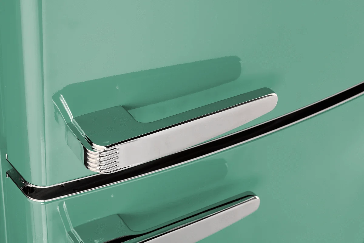 Unique Refrigerator-Freezer Unique UNQ-455L T AC | 455L Ocean Mist Turquoise Bottom Mount Refrigerator