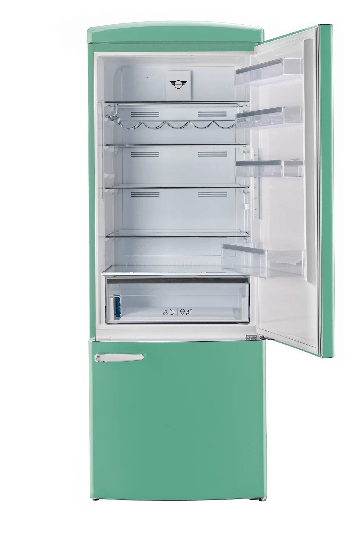 Unique Refrigerator-Freezer Unique UNQ-455L T AC | 455L Ocean Mist Turquoise Bottom Mount Refrigerator