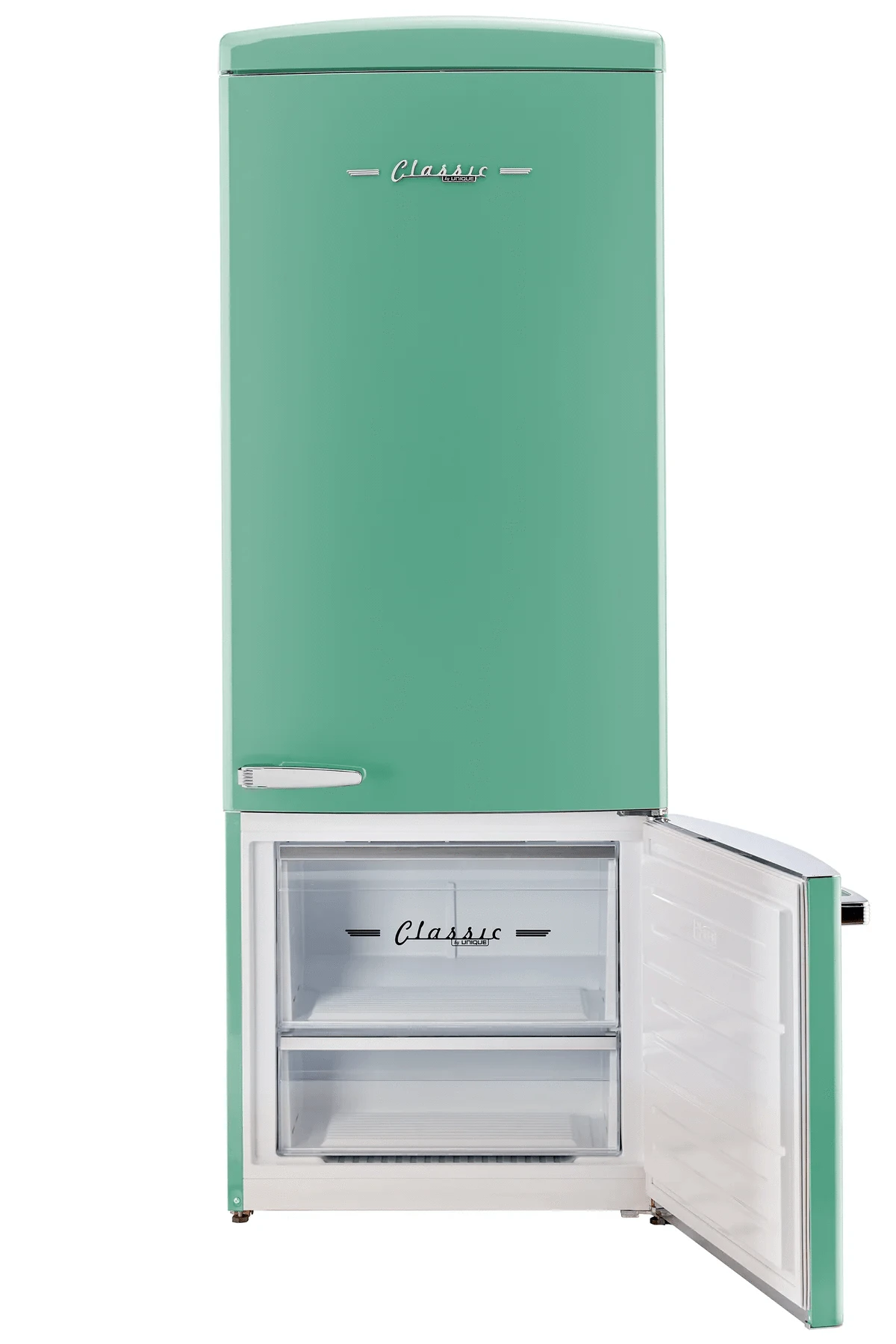 Unique Refrigerator-Freezer Unique UNQ-455L T AC | 455L Ocean Mist Turquoise Bottom Mount Refrigerator