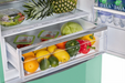 Unique Refrigerator-Freezer Unique UNQ-455L T AC | 455L Ocean Mist Turquoise Bottom Mount Refrigerator