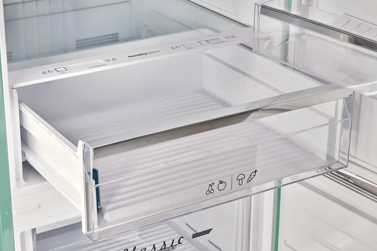 Unique Refrigerator-Freezer Unique UNQ-455L T AC | 455L Ocean Mist Turquoise Bottom Mount Refrigerator