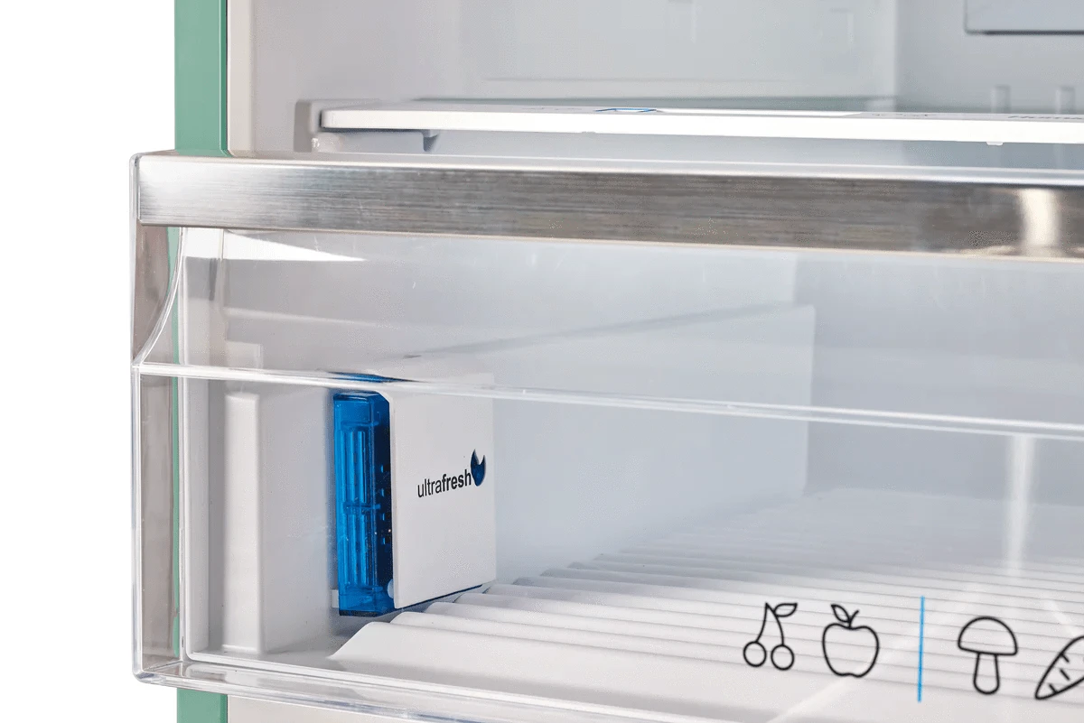 Unique Refrigerator-Freezer Unique UNQ-455L T AC | 455L Ocean Mist Turquoise Bottom Mount Refrigerator