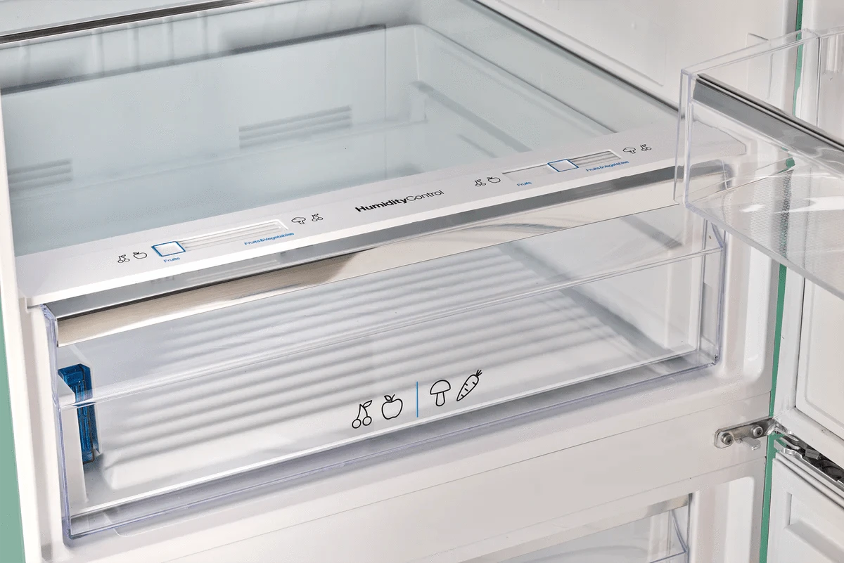 Unique Refrigerator-Freezer Unique UNQ-455L T AC | 455L Ocean Mist Turquoise Bottom Mount Refrigerator