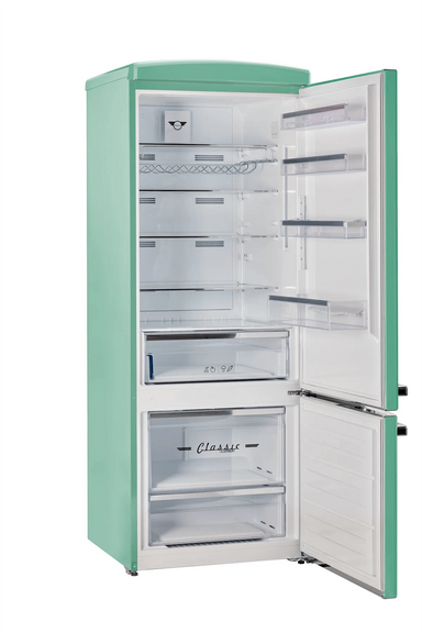 Unique Refrigerator-Freezer Unique UNQ-455L T AC | 455L Ocean Mist Turquoise Bottom Mount Refrigerator