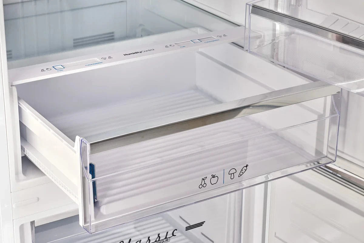 Unique Refrigerator-Freezer Unique UNQ-455L W AC | 455L Marshmallow White Bottom Mount Refrigerator