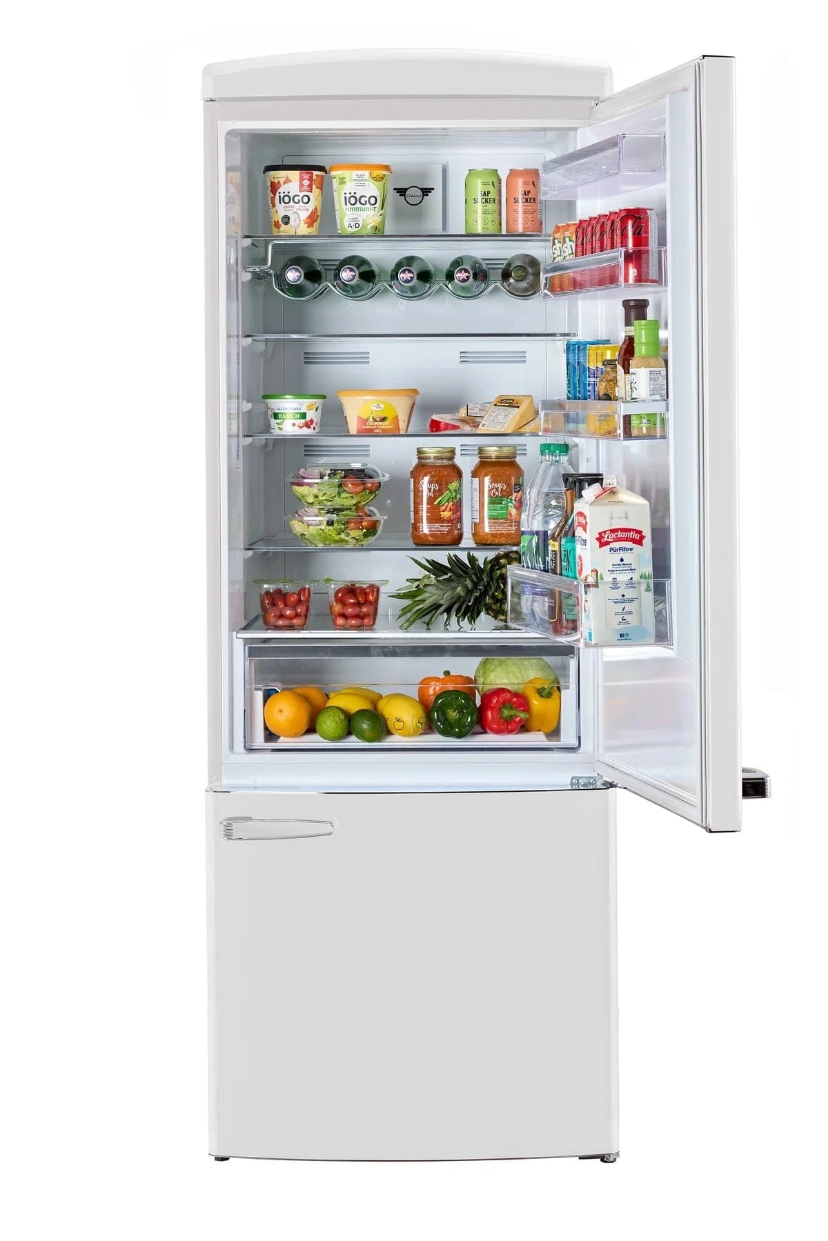 Unique Refrigerator-Freezer Unique UNQ-455L W AC | 455L Marshmallow White Bottom Mount Refrigerator
